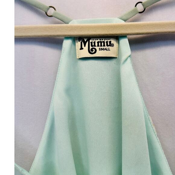 Show Me Your Mumu Carson Flowy Tank in Blue Seashell Print | Size Small - Picture 6 of 7